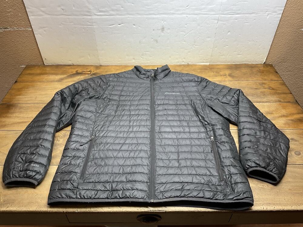 Eddie Bauer EB650 Down Puffer Jacket Mens XL 650 Fill Lightweight Packable